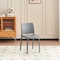 Silla Soho, Gris Oscuro, Con espaldar cerrado y diseño minimalista