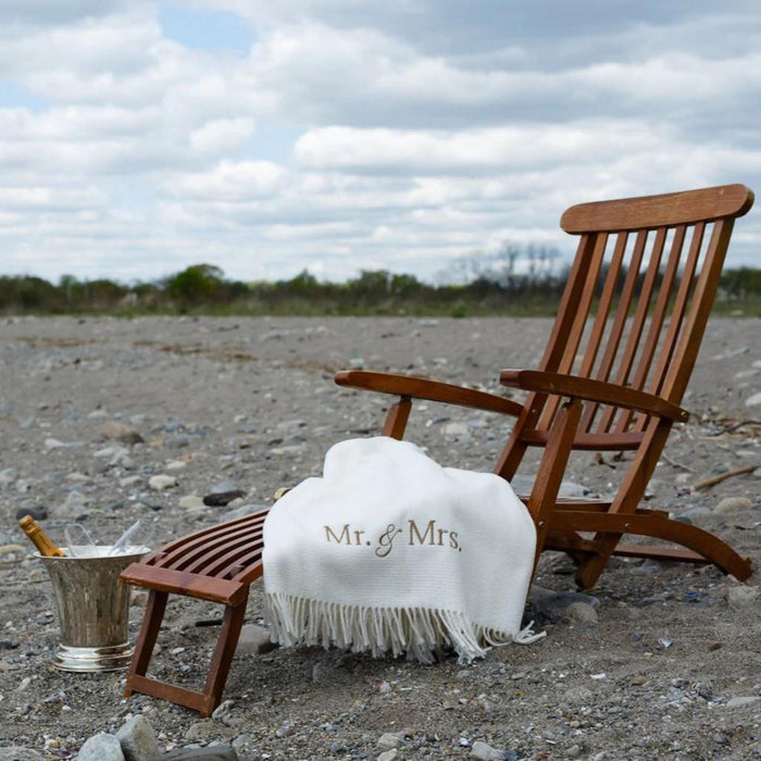 Solid Plush Throw - Can be Monogrammed - Throw Blankets - The Well Appointed House