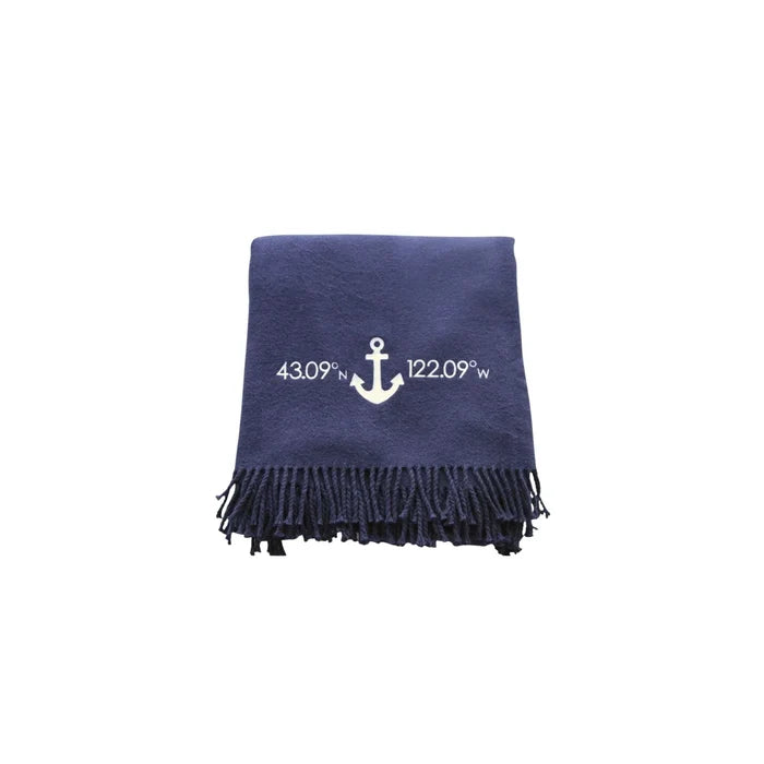 Solid Plush Throw - Can be Monogrammed - Throw Blankets - The Well Appointed House