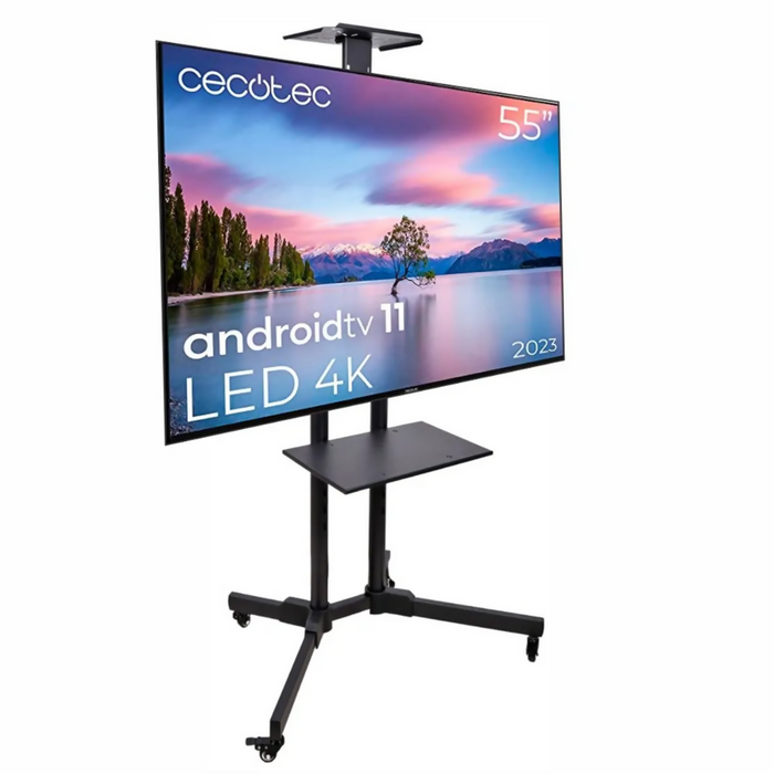SOPORTE PARA TV PEDESTAL MÓVIL CON RUEDAS PARA TV 32 A 70 PULGADAS