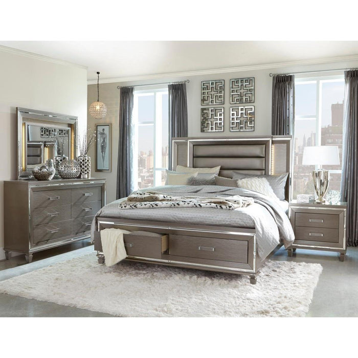 Tamsin Mirror in Silver Grey Metallic 1616-6 - Furniture World SW (WA)