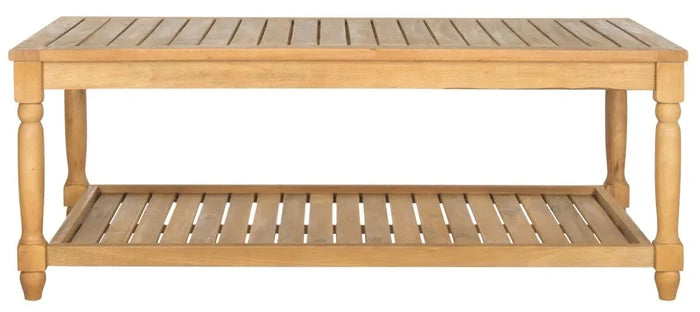 Teak Brown Outdoor Coffee Table - Outdoor Coffee & Side Tables - The Well Appointed House