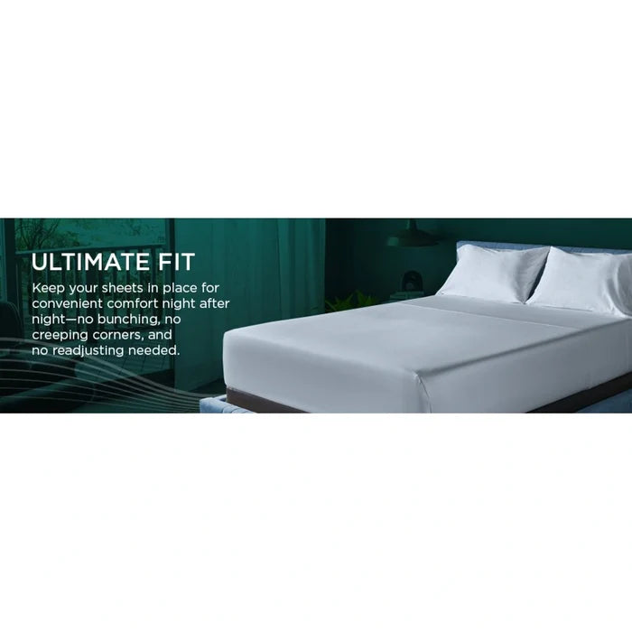 TEMPUR-Adapt Luxe Egyptian Cotton Sheets - Sleepy Blue