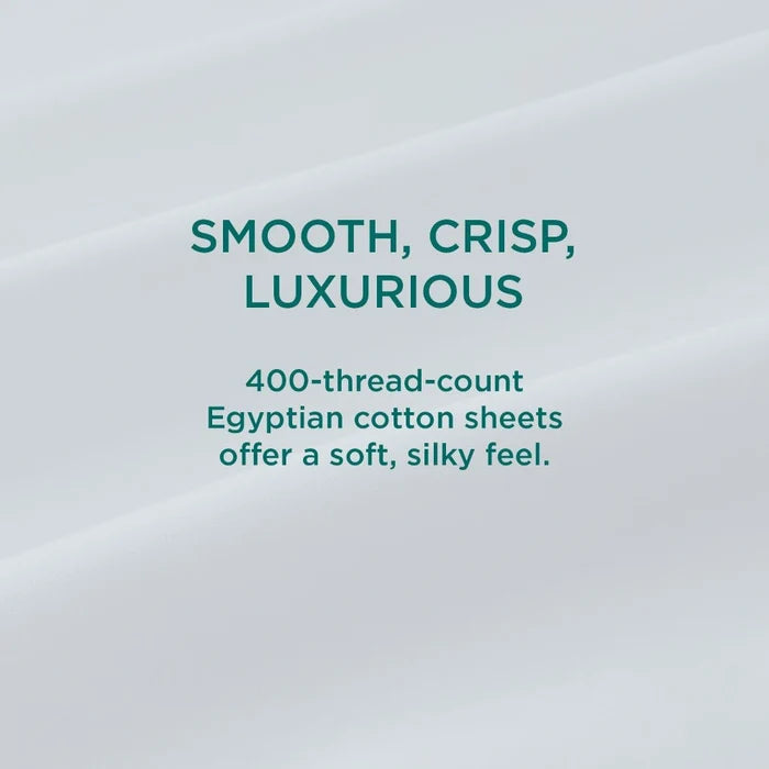 TEMPUR-Adapt Luxe Egyptian Cotton Sheets - White