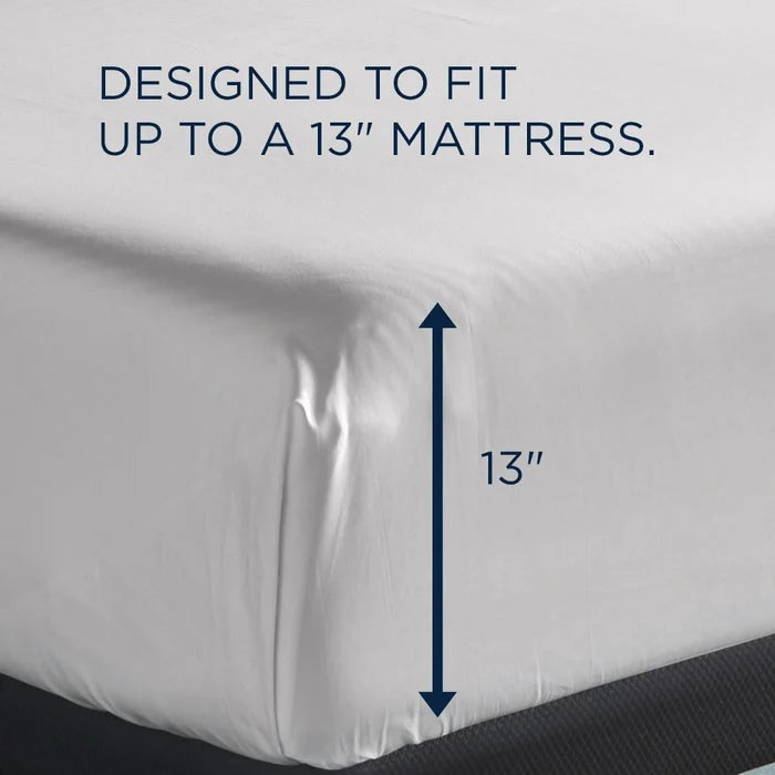 TEMPUR Classic Cotton Sheet Set White