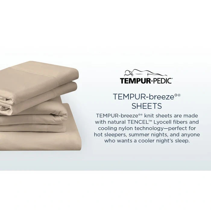 Tempur-Pedic Breeze Pillowcase Set - Graphite