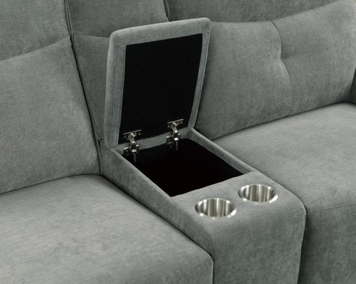 Tesoro Console in Dark Gray 9509DG-CN - Furniture World SW (WA)