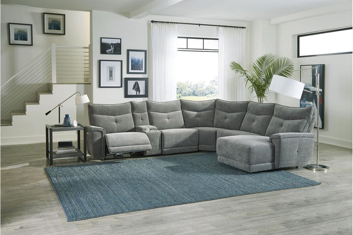 Tesoro Console in Dark Gray 9509DG-CN - Furniture World SW (WA)