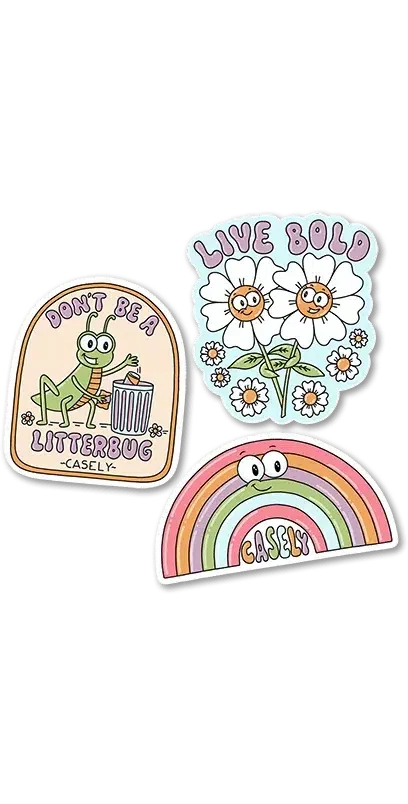 The Eco Pack Sticker Pack get.casely