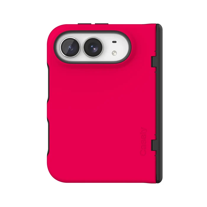 Think Pink | Solid Neon Pink Case iPhone Case get.casely Bold Flex + MagSafe® iPhone Duo
