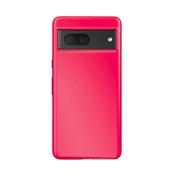 Think Pink | Solid Neon Pink Google Pixel Case Google Pixel Case Casetry Essential Google Pixel 7