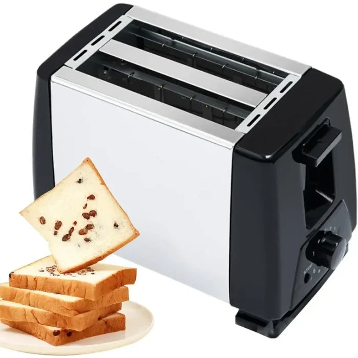 TOSTADORA ELÉCTRICA 2 REBANADAS 650W SOKANY BANDEJA EXTRAÍBLE ✅
