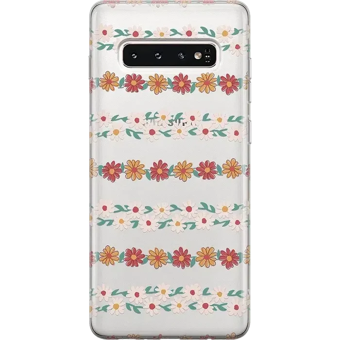 Totally Rad | Daisy Print Floral Samsung Case Samsung Case get.casely Classic Galaxy S10 Plus