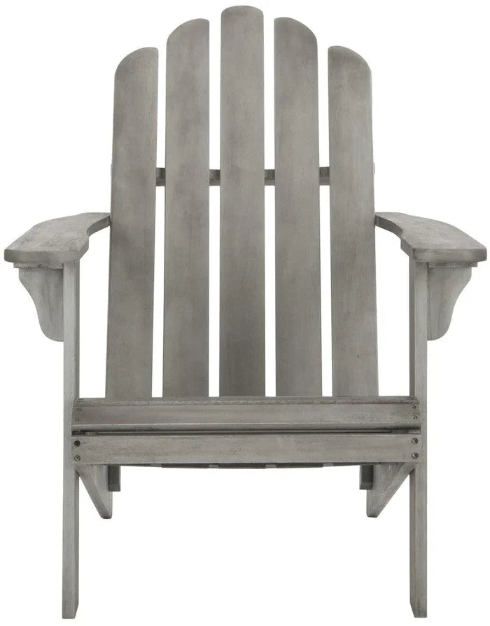 Traditional Adirondack Chair in Grey Wash - Outdoor Chairs & Chaises - The Well Appointed House