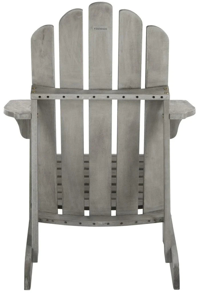 Traditional Adirondack Chair in Grey Wash - Outdoor Chairs & Chaises - The Well Appointed House