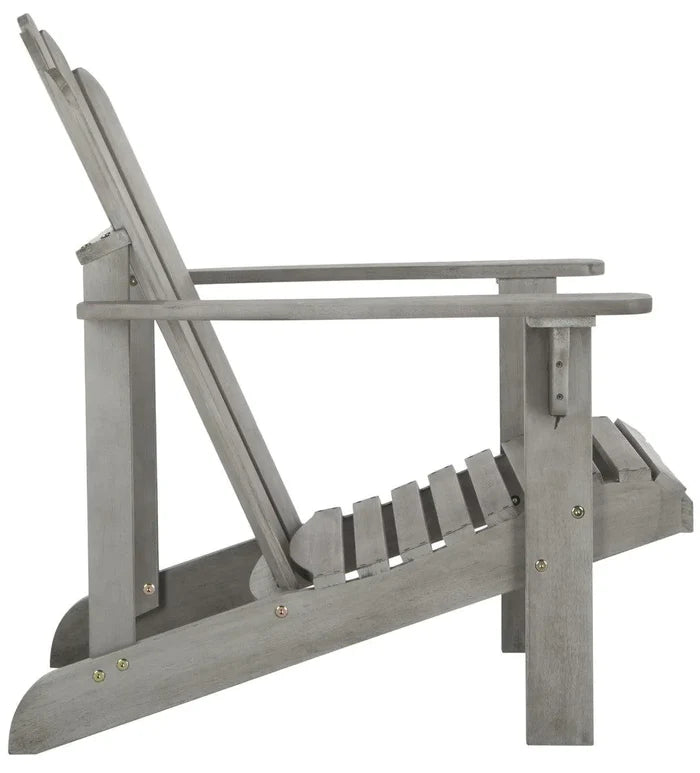 Traditional Adirondack Chair in Grey Wash - Outdoor Chairs & Chaises - The Well Appointed House
