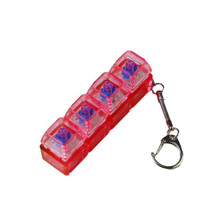 Red Transparent With Light / One Size