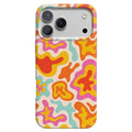 Tropical Color Splash | Abstract Retro Case iPhone Case get.casely Classic + MagSafe® iPhone 18 Pro Max