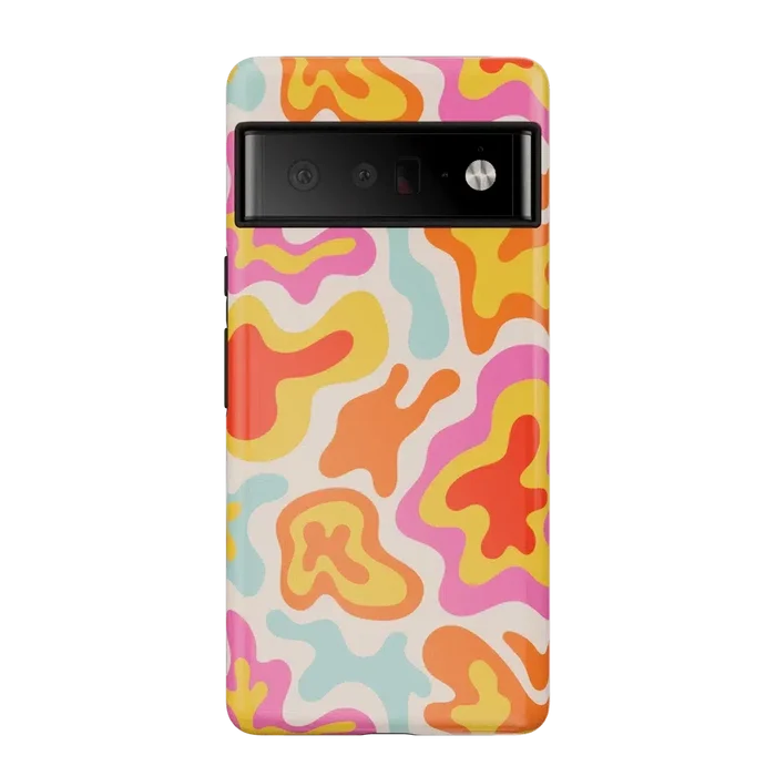 Tropical Color Splash | Abstract Retro Google Pixel Case Google Pixel Case Casetry Essential Google Pixel 6 Pro