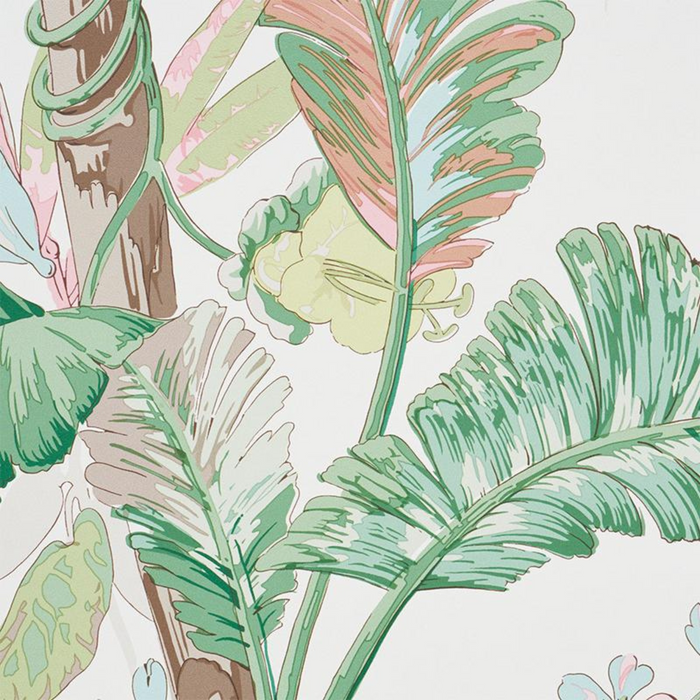 Tropique Wallpaper in Blush - The Well Appointed House