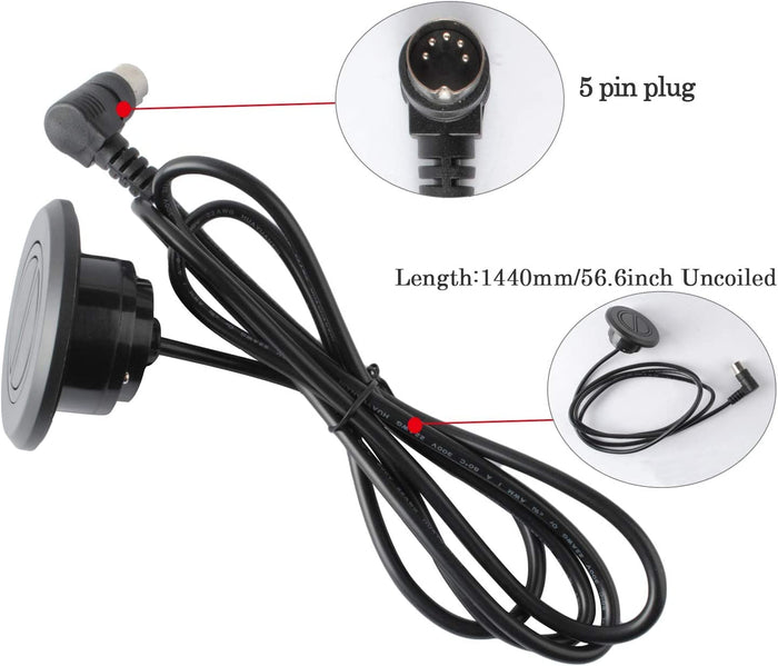 Two-Button Power Switch — 5-Pin