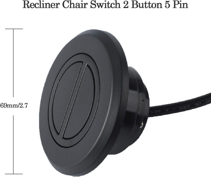 Two-Button Power Switch — 5-Pin