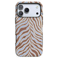 Untamed | Brown & Blue Zebra Case