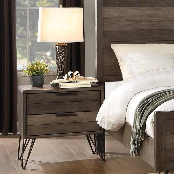 Urbanite Nightstand in Tri-tone Gray 1604-4 - Furniture World SW (WA)