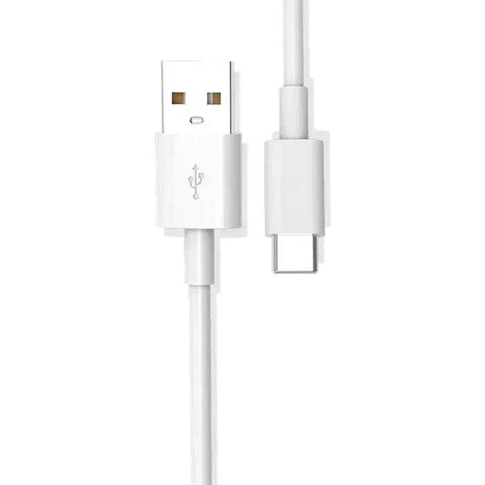 USB to USB-C Power Pod Charging Cord | White Cable Charging Cable get.casely