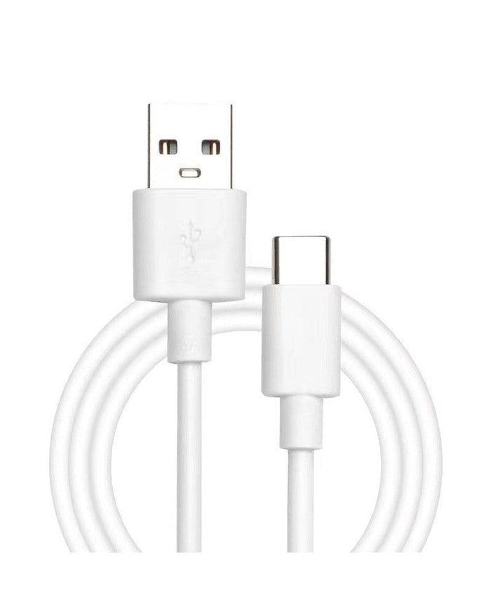 USB to USB-C Power Pod Charging Cord | White Cable Charging Cable get.casely
