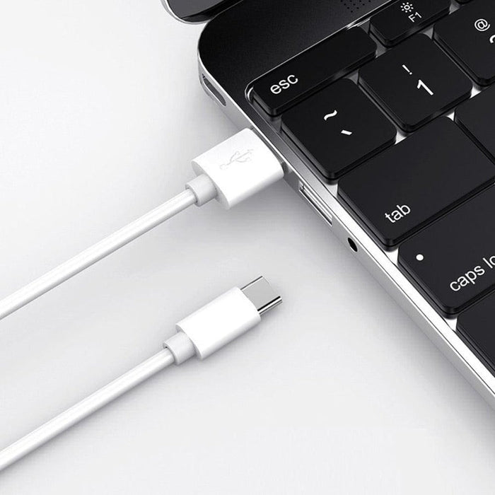 USB to USB-C Power Pod Charging Cord | White Cable Charging Cable get.casely
