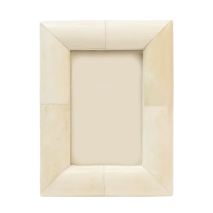 Vannes Natural Bone Beveled Picture Frame