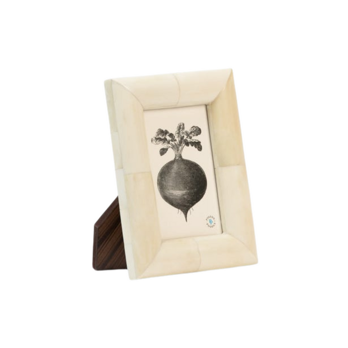 Vannes Natural Bone Beveled Picture Frame - The Well Appointed House