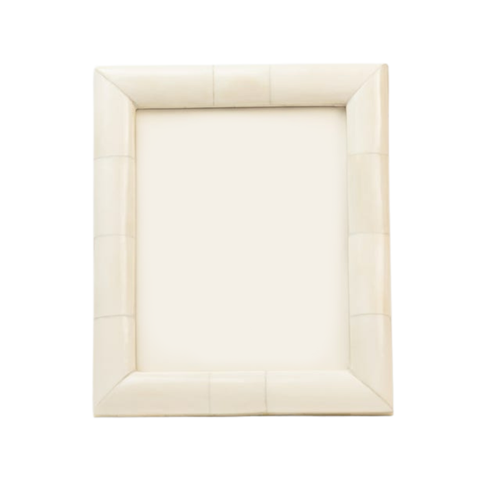 Vannes Natural Bone Beveled Picture Frame