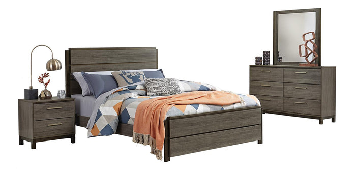 Vestavia 2 Drawer Nightstand in Gray 1936-4 - Furniture World SW (WA)