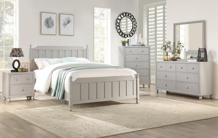 Wellsummer 2 Drawer Nightstand in Gray 1803GY-4 - Furniture World SW (WA)
