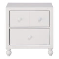 Wellsummer 2 Drawer Nightstand in White 1803W-4 image