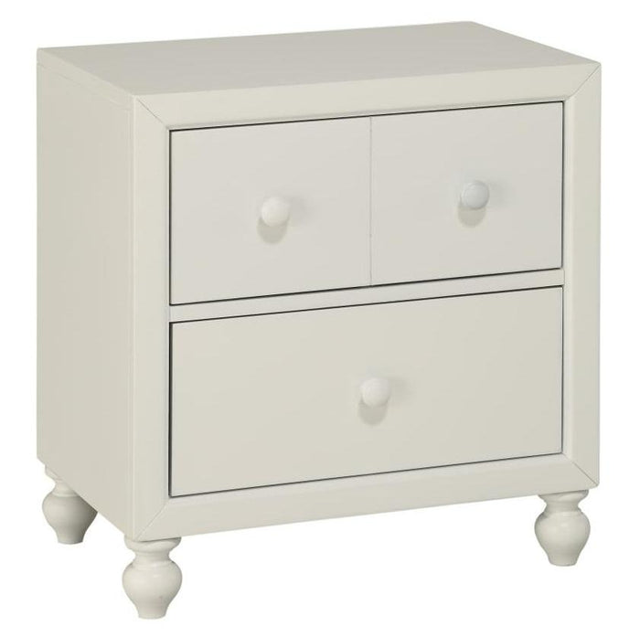Wellsummer 2 Drawer Nightstand in White 1803W-4 - Furniture World SW (WA)