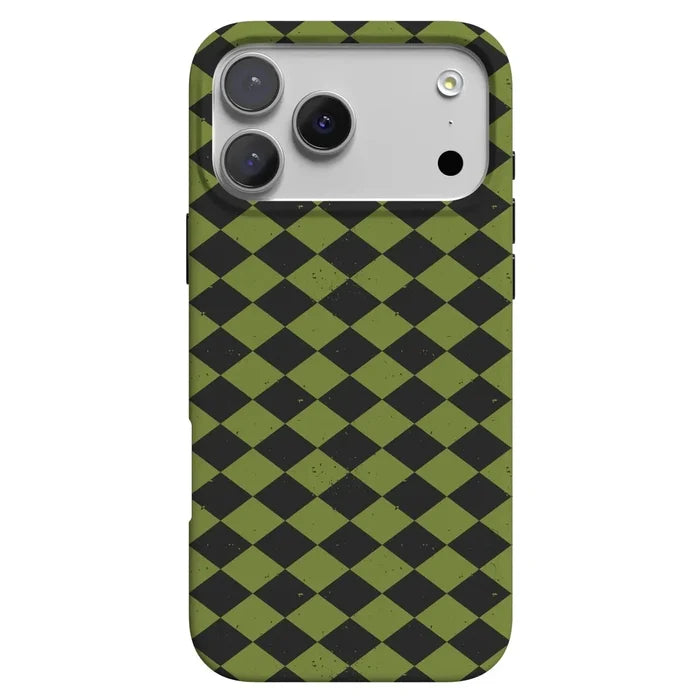 Wicked Hex | Green Checkered Case Phone Case get.casely Classic + MagSafe® iPhone 17 Pro Max