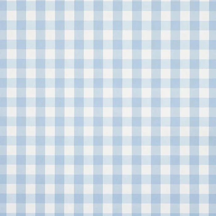 Willa Small Check Wallpaper in Blue - Little Loves Wallpaper - The Well Appointed House