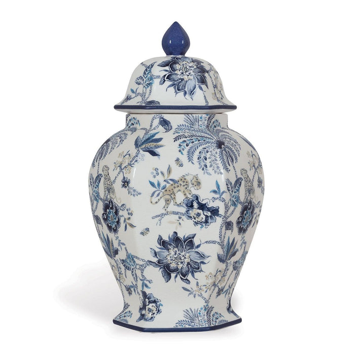 Williamsburg Collection Blue and White Medium Ginger Jar - Vases & Jars - The Well Appointed House