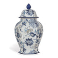 Williamsburg Collection Blue and White Medium Ginger Jar - Vases & Jars - The Well Appointed House