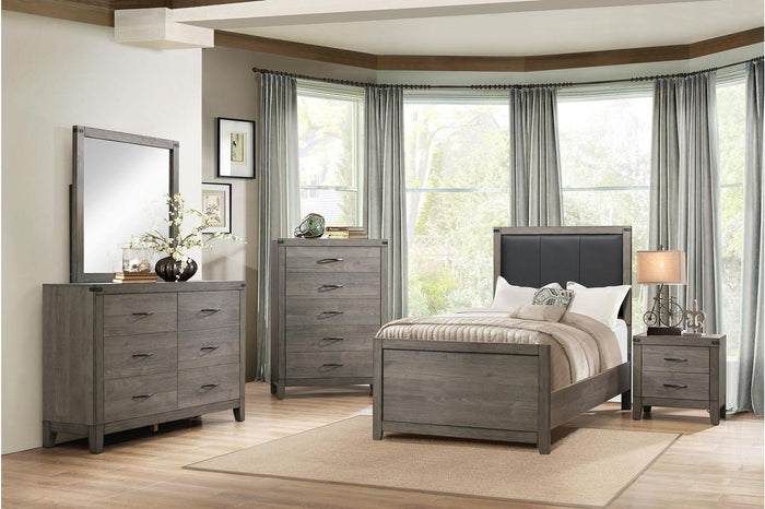 Woodrow Mirror in Gray 2042-6 - Furniture World SW (WA)