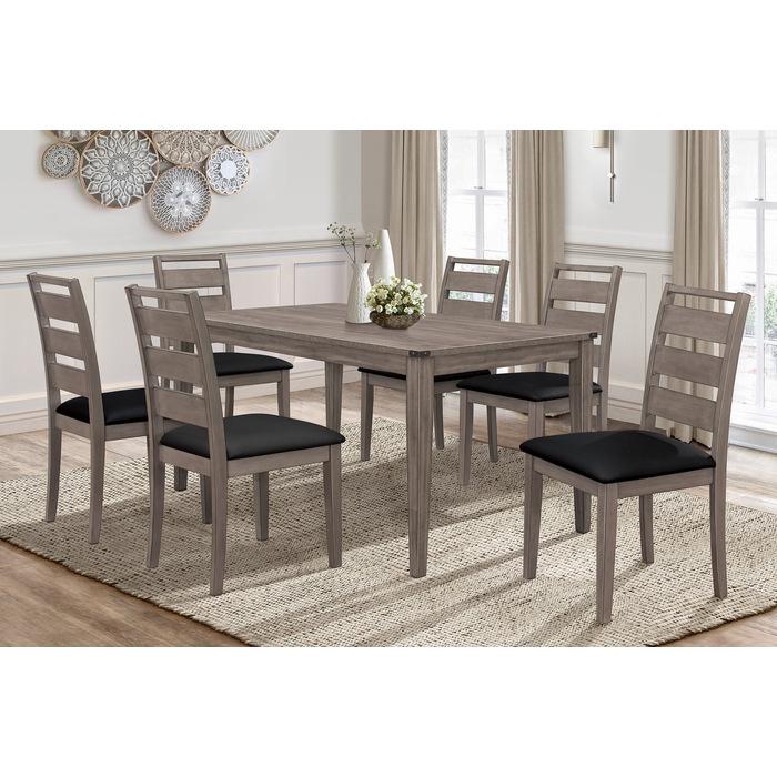 Woodrow Side Chair, Black PU - Furniture World SW (WA)
