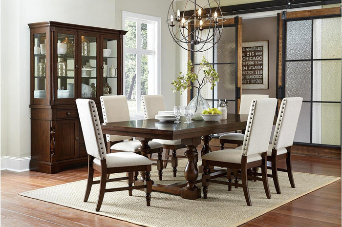 Yates Side Chair in Dark Oak (Set of 2) - Furniture World SW (WA)