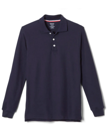 Youth Long Sleeve Pique Cotton Polo