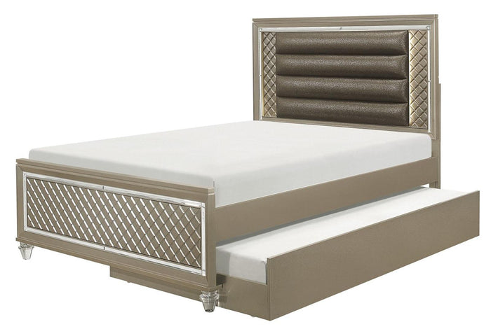 Youth Loudon Trundle/Toybox in Champagne Metallic B1515-R - Furniture World SW (WA)